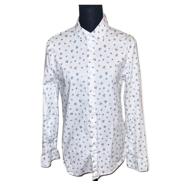 Guess slim flit floral button down - Picture 2 of 8